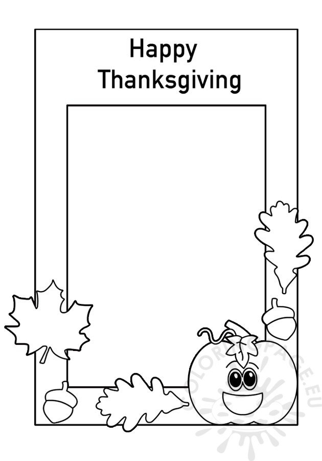 happy thanksgiving frame