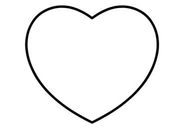 Rounded heart | Coloring Page