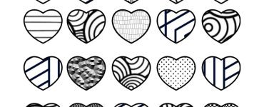 hearts textures