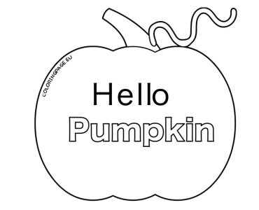 hello pumpkin template