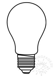 Light bulb | Coloring Page