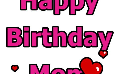 pink happy birthday mom