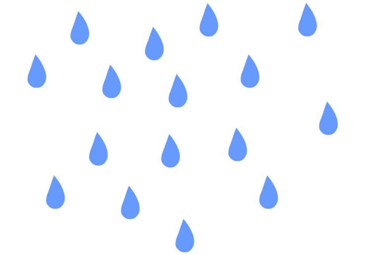 Free Vector Rain Drops 