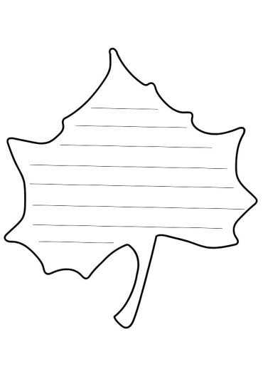 leaf description creative writing