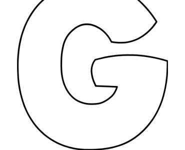 bubble letter g 1