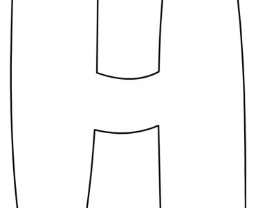 bubble letter h