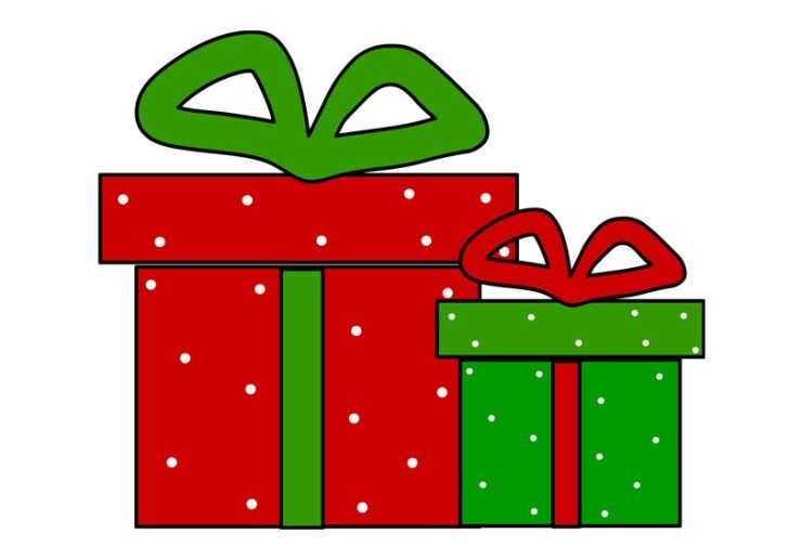 Christmas Gift Boxes | Coloring Page