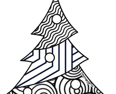 christmas tree doodle