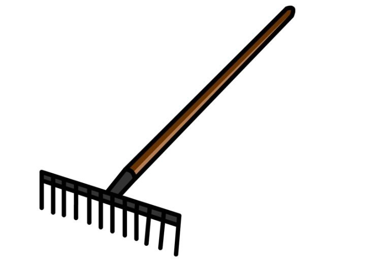 Garden Rake | Coloring Page