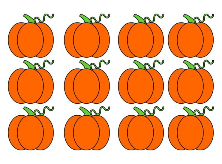 Pumpkin pattern | Coloring Page