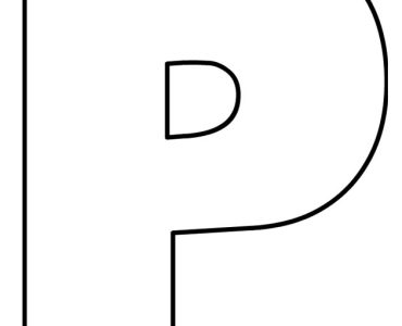 p bubble letter