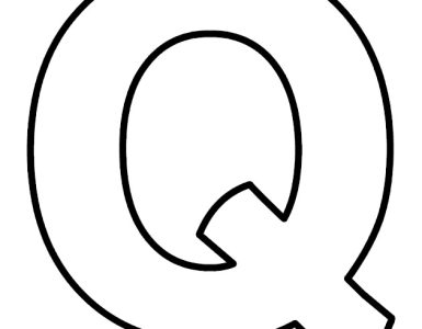 q bubble letter
