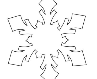 snowflake outline