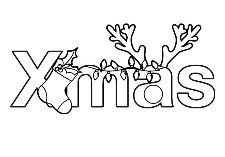 Free printable Xmas | Coloring Page