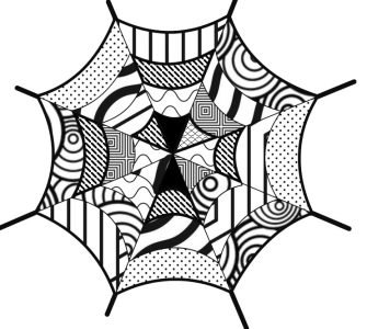 zentangle spider web1