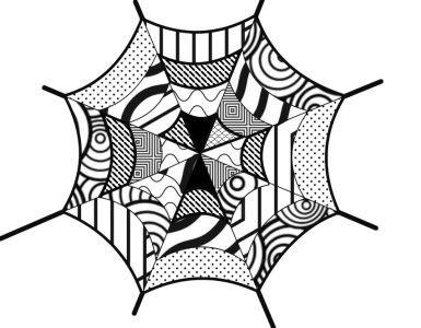 zentangle spider web1