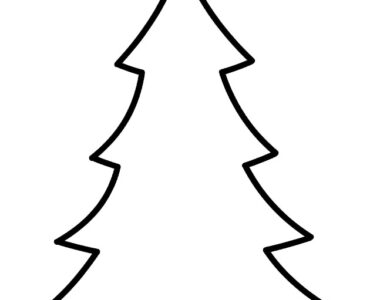 blank christmas tree