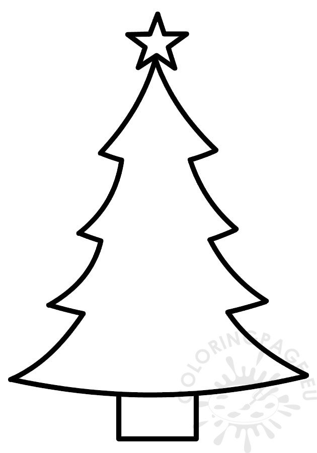 blank christmas tree