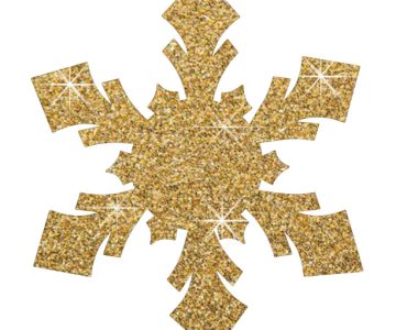 gold snowflake