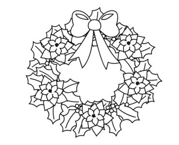 poinsettia wreath