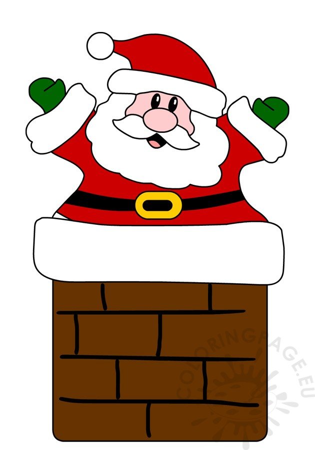 santa chimney