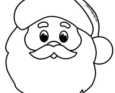 santa coloring