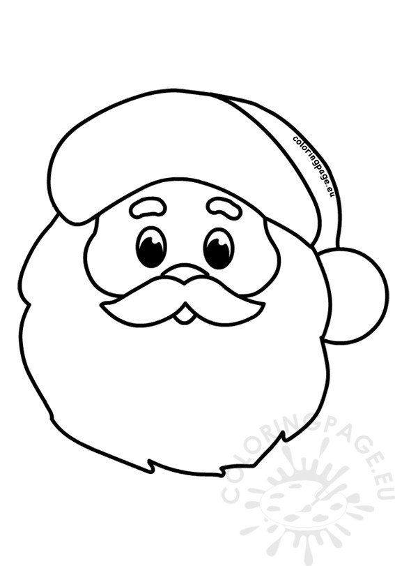 santa coloring