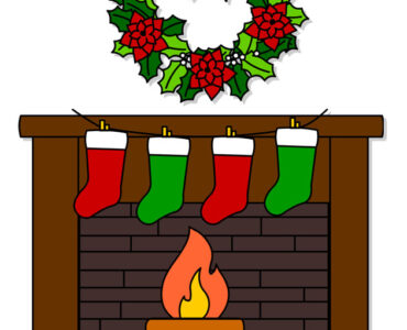 santa fireplace