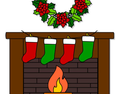 santa fireplace