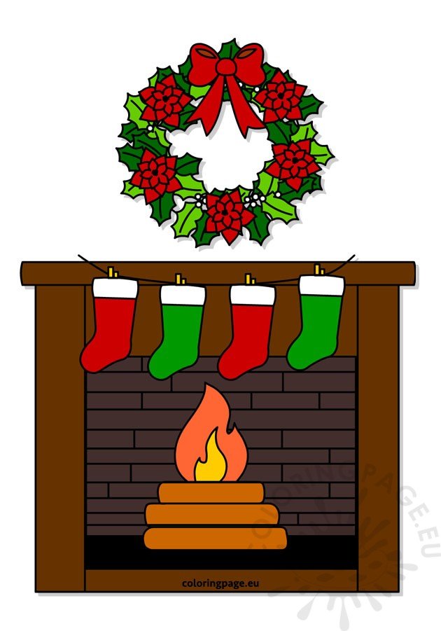 santa fireplace