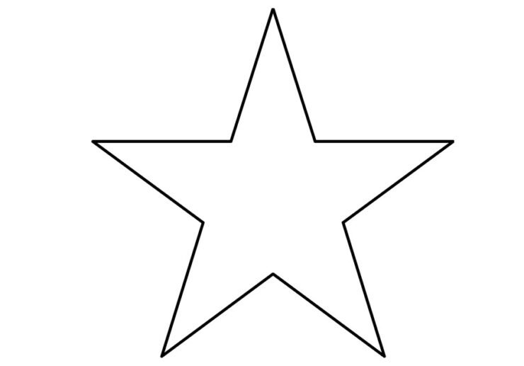 Star outline | Coloring Page