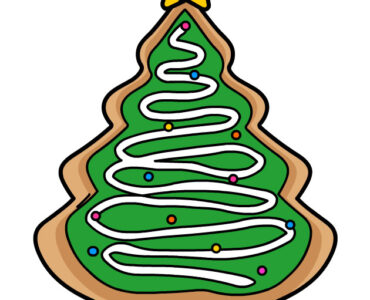 tree gingerbread cookie