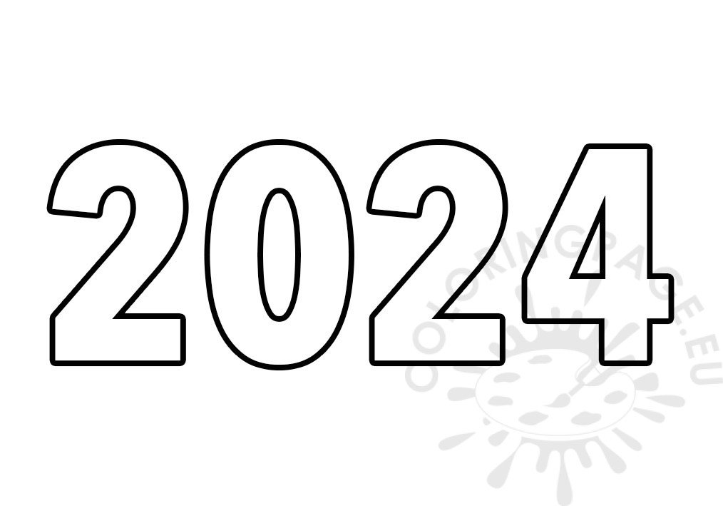 2024 Coloring Printable Calendar 2024 CALENDAR PRINTABLE   Year 2024 