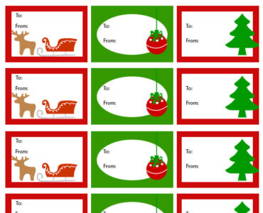 christmas gift tag