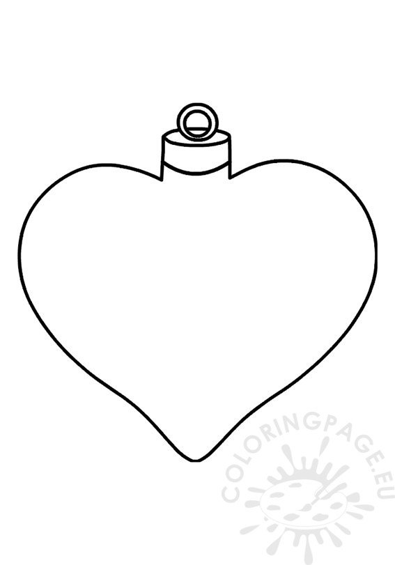 christmas ornament heart