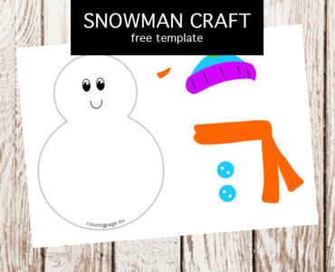 easy paper snowman