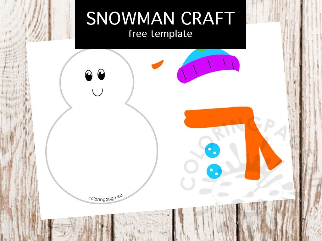 easy paper snowman