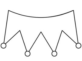 Elf collar Coloring Page Elf collar Coloring Page