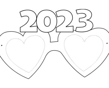 party glasses 2023 template