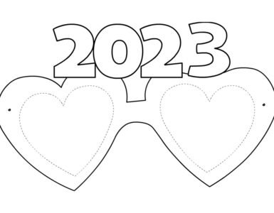 party glasses 2023 template