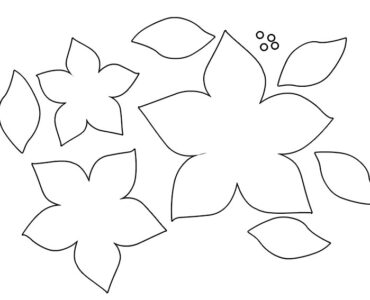 poinsettia template