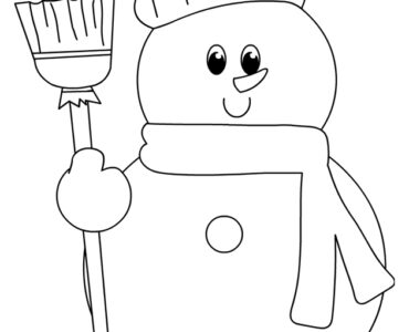 snowman broom