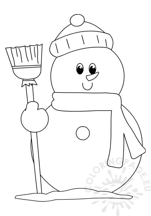 snowman broom