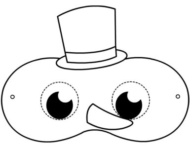 snowman mask