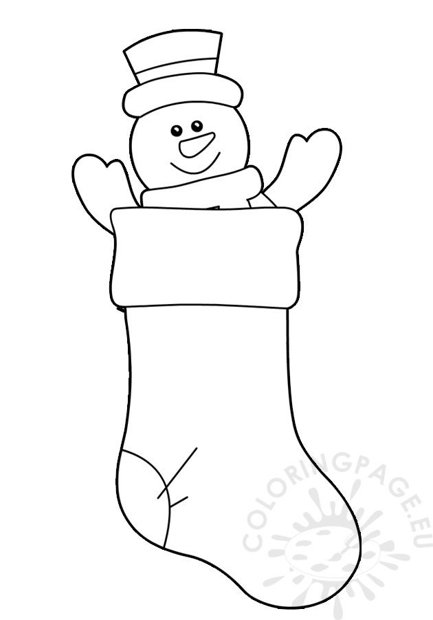 snowman stocking
