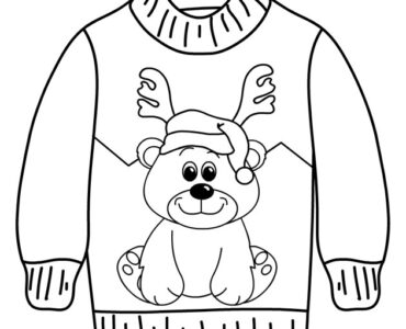 sweater teddy bear