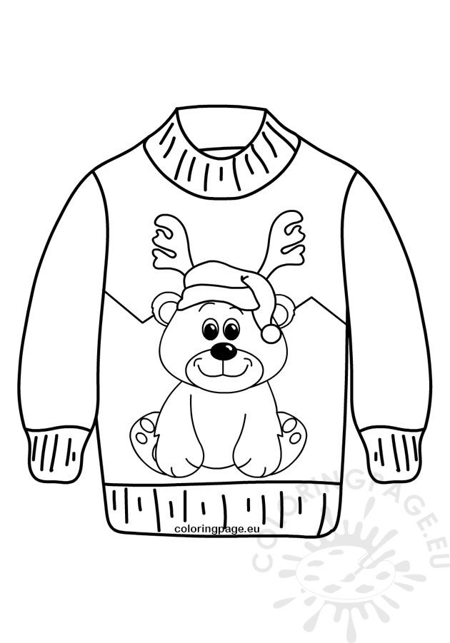 sweater teddy bear