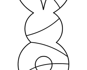 abstract bunny art