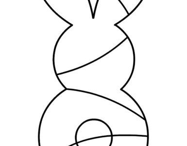 abstract bunny art