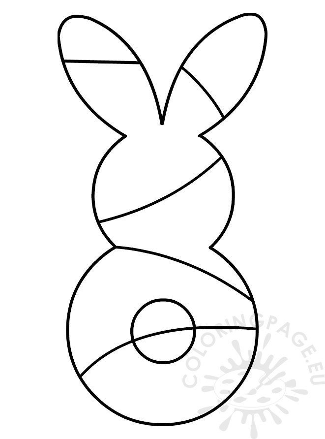 abstract bunny art